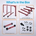 thumbnail image 6 of Pyle Heavy-Duty Keyboard Stand - Height Adjustable Music Stand with 2nd Tier, 6 of 6