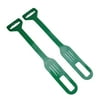 LB International Set of 2 Green Flat Hose Reel Holder Outdoor Garden Carriers 23"