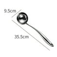thumbnail image 2 of MERRYHAPY Kitchen Tools for Cooking Metal Serving Spoons Dishwasher Safe 1Set, 2 of 8