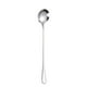 thumbnail image 1 of Cuchara mezcladora de acero inoxidable con mango largo | Cuchara multiusos para remover café y helado | Diseño de punta redonda para uso en cocina y comedor, 1 of 2