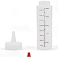 thumbnail image 4 of Paquete de 24 de 8 Onzas de Condimento para Apretar con Tapa de Punta Roja - Botella de Plástico Duradera para Salsa de Tomate, Salsas, Jarabe, 4 of 5