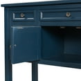 thumbnail image 6 of Veryke 45" Modern Console Table Buffet Table Sideboard with Drawers and Bottom Shelf - Navy Blue, 6 of 8