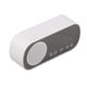thumbnail image 3 of Reloj despertador digital HIFI con radio FM y altavoz Bluetooth 5.0 recargable, reloj de espejo para leer y viajar, 3 of 15