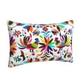 thumbnail image 2 of Balery Mexican Bright Style Bedding Queen Pillow Cases - Envelope Closure - Soft Brushed Microfiber Fabric - Shrinkage and Fade Resistant Pillow Cases-14"x20", 2 of 9
