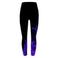thumbnail image 5 of DDAPJ pyju High Waisted Leggings for Women Plus Size, Novelty 3D Flame Print Casual Skinny Pants Tummy Control Yoga Tights Butt Lifting Workout Legging Buttery Soft Purple L, 5 of 6