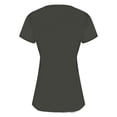 thumbnail image 5 of Plus Size Tees For Women V Neck Short Sleeve Built In Bra Pullover Tops Summer Casual Loose Basic T Shirts (XL, Gray), 5 of 7