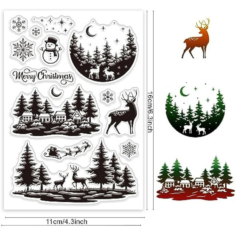 DIY Rubber Stamp Holiday Cards