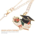 thumbnail image 3 of Worgeous Graduation Cap Themed Necklace Grad Necklace Pendant Graduation Gift Jewelry, 3 of 8