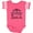 Football Pink and White, variant on Inktastic My Mema Loves Me Girls Girls Baby Bodysuit