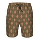 thumbnail image 3 of Fotbe Green and Pink Squares Trajes de Baño Estampados para Hombre, Shorts de Verano de Secado Rápido, Ropa de Playa, Bañadores-X-Large, 3 of 6