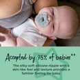 thumbnail image 2 of Tommee Tippee Ultra-Light Silicone Pacifier, Symmetrical One-Piece Design, BPA-Free Silicone Binkies, 0-6m, 4 Count, 2 of 6