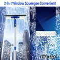 thumbnail image 6 of ITTAHO Swivel Window Cleaning Tool, 58" 2-in-1 Window Squeegee Cleaner with Long Handle, 6 of 8