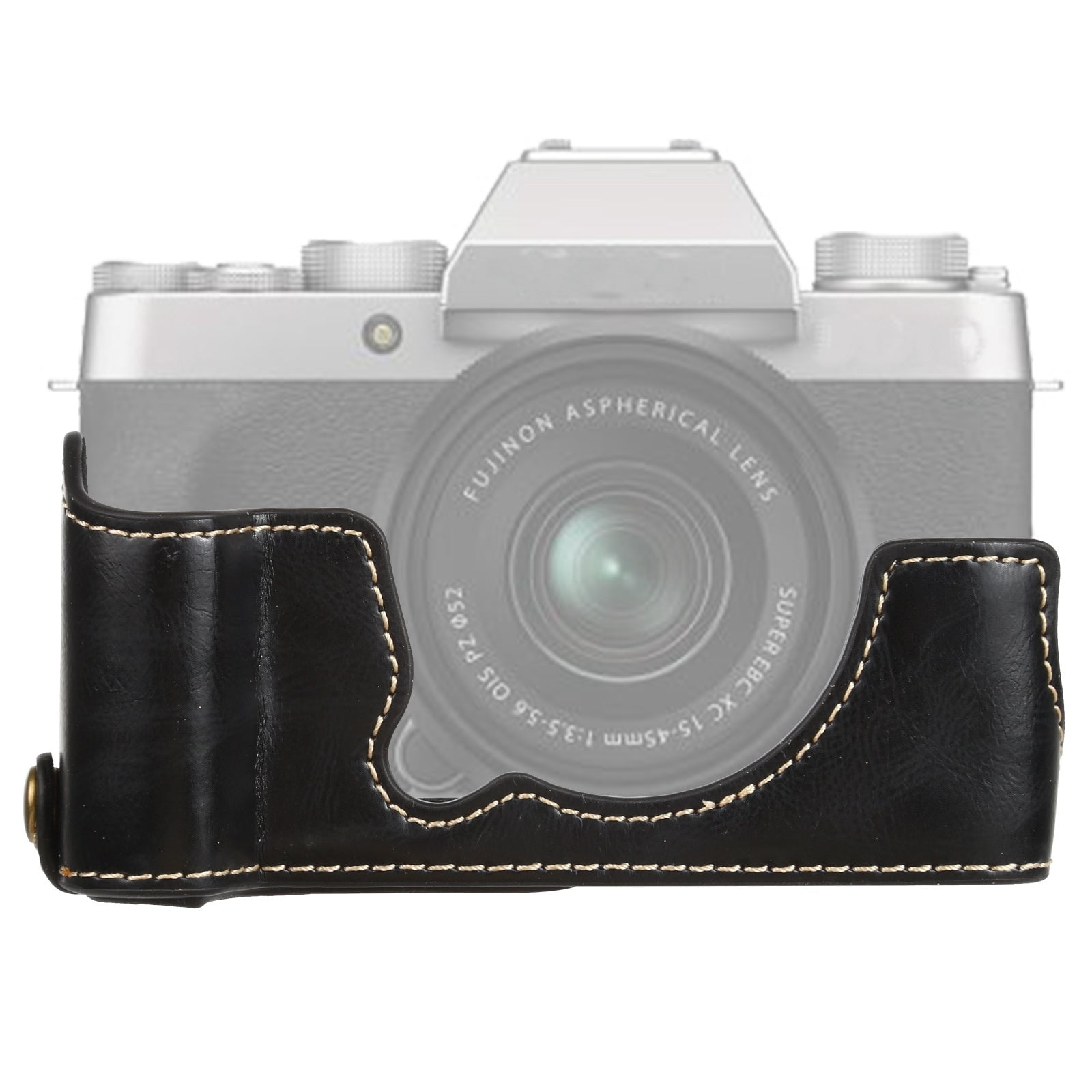 Gelijkmatig spiegel speer FUJIFILM XT200 PU Leather Camera Half Case with Tripod Design - Walmart.com