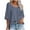 Navy, variant on Fesfesfes Work Tops Women's Fashion Casual Solid V-Neck Loose Short Sleeve T-shirt Pullover Tops Blouses for Women Dressy Casual 8(L)