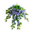 thumbnail image 2 of Flores Artificiales de Pared, Decoración Colgante de Campanilla Realista, Arreglo Floral de Seda Versátil, Diseño Sin Mantenimiento, Ideal para Eventos En Casa o En La Oficina, Realce Natural de La B, 2 of 6