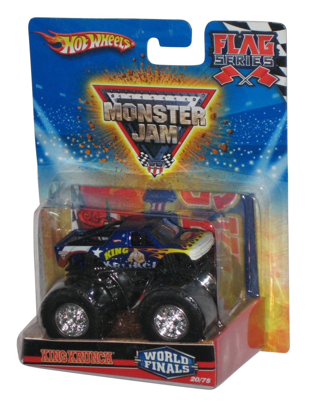 Hot Wheels Monster Jam (2009) King Krunch World Finals Flag Series Toy