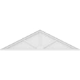 thumbnail image 3 of Ekena Millwork 70"W x 18-1/2"H x 2"P (Pitch 6/12) Peaked Cap 3 Spoke Architectural Grade PVC Pediment, 3 of 8