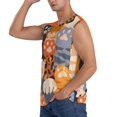 thumbnail image 3 of Lsque Cute Cat Paw Print Men's Cotton Blend Sleeveless Muscle Shirts (S-3XL)- Moisture Wicking, Odor Protection, UPF 30+,Medium, 3 of 8