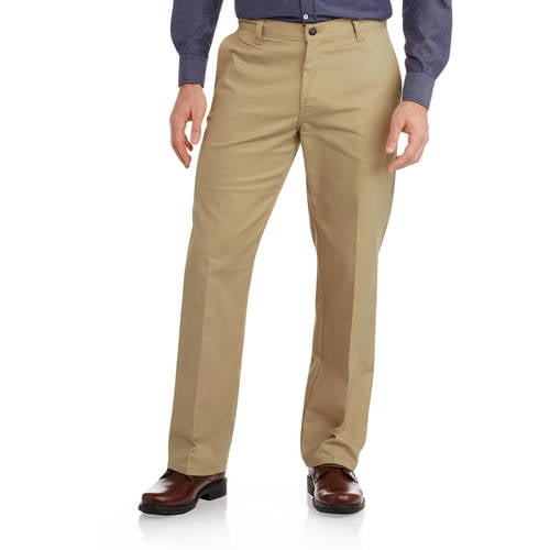 genuine dickies men's flat front comfort waist flex pant