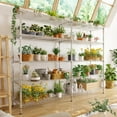 thumbnail image 3 of Legooin 5-Tier Garage Rack for Storage Wire Cube Storage Rack Height Adjustable Corner Shelving Unit for Pantry Balcony 60"W x 14"D x 72"H, Silver, 3 of 7