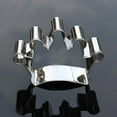 thumbnail image 5 of dianhelloya 3Pcs Kitchen Crown Craft DIY Baking Stainless Steel Cookie Biscuit Cutter Pastry Mold Silver, 5 of 7