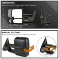 thumbnail image 4 of Spec-D Tuning Facelift Style Power + Heated Tow Mirrors w/Smoke LED Signal Compatible with 1999-2002 Chevy Silverado GMC Sierra Left + Right Pair, 4 of 7