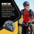 thumbnail image 2 of TureClos Cooling Skull Caps Tela de malla A prueba de frío Ciclismo Moda Servicio prolongado Protección solar Transpirable A prueba de frío Forro de casco YM-MC-02grey TureClos JD733114973, 2 of 6