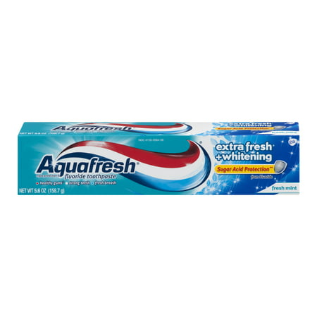 Aquafresh Extra Fresh + Whitening Fluoride Toothpaste ...