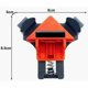 thumbnail image 2 of 4 Pack Woodworking Right Angle Clamps, Woodworking 90 Degree Right Angle Clamp Clip Quick Fix Picture Frame Corner Clamps, 2 of 4