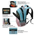 thumbnail image 5 of ALAZA Colorful Art Sea Backpack Elementary School Bag Bookbag Travel Rucksack, 5 of 7