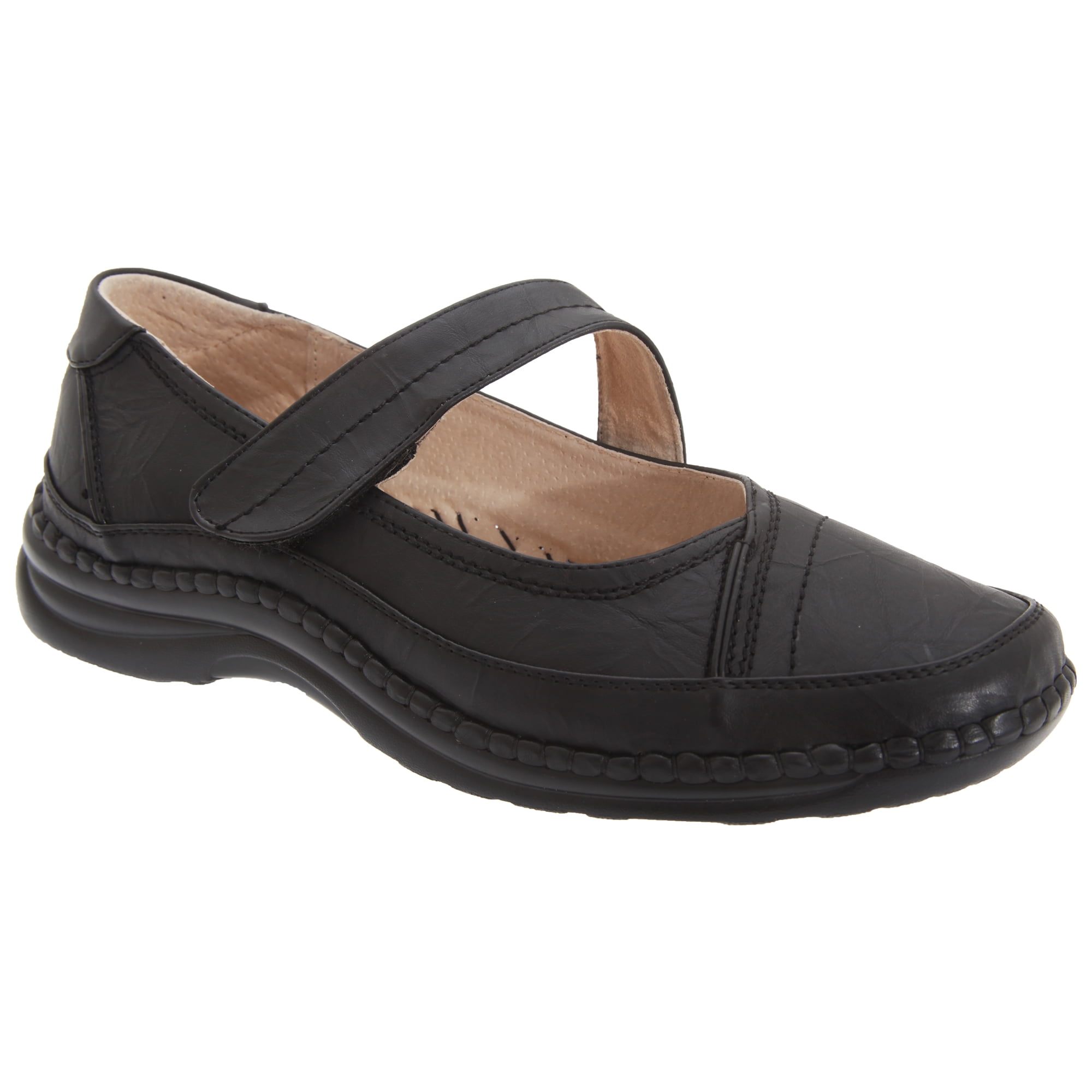 Boulevard Womens Extra Wide EEE Fitting Mary Jane Shoes Walmart