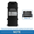 thumbnail image 4 of Interruptor de ventana eléctrica Unique Bargains No.35750T2AH21 para el lado del conductor delantero del Honda Accord 2013-2016 en negro, 4 of 7