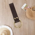 thumbnail image 4 of Hook Strap Medieval Belt Skirt Hikes Double Ring Faux Leather Loop Renaissance Adult Accessory Vikings Mug Hook Strap Women Long Dress Fixation Hitch Up Dress Hook Strap, 4 of 7