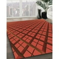 thumbnail image 3 of Ahgly Company Machine Washable Indoor Rectangle Transitional Lava Red Area Rugs, 2' x 3', 3 of 7