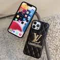 thumbnail image 3 of Funda De Teléfono Clásica De Rejilla De Letras De Lujo iPhone 11 12 13 14 Pro Max Protectora Inteligente, 3 of 3