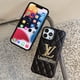thumbnail image 3 of Funda De Teléfono Clásica De Rejilla De Letras De Lujo iPhone 11 12 13 14 Pro Max Protectora Inteligente, 3 of 3