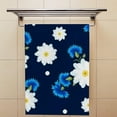 thumbnail image 6 of Soft Hand Fingertip Towels, 2 Pcs Face Bath Towels White Daisies and Blue Cornflowers Absorbent Washcloths for Bathroom Hotel Kitchen, 30"x15", 6 of 6