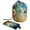 Multicolor, variant on PhooArto Drawstring Cosmetic Bag, Barrel Shaped Portable Travel Makeup Bags, Moon Owl Flower Dreamcatcher Large Capacity Waterproof Multifunctional Bucket Toiletry Bag