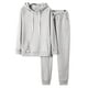thumbnail image 2 of UKAP Conjunto de dos piezas para mujer, chándal de manga larga, conjunto de Jogger, sudaderas con capucha y pantalones de chándal cálidos para mujer, conjuntos informales con capucha, 2 of 4