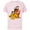 Soft Pink, variant on Disney The Lion King Young Simba Timon and Pumbaa - Short Sleeve Cotton T-Shirt for Adults - Customized-White