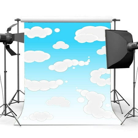 Abphoto Polyester 5x7ft Sweet Baby Shower Backdrop Cute Blue Sky Abphoto Polyester 5x7ft Sweet Baby Shower Backdrop Cute Blue Sky