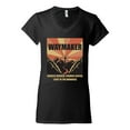 thumbnail image 3 of WAYMAKER Miracle Worker Promise Keeper Inspirational/Christian Women's Standard V-Neck Tee, Black, Large, 3 of 5