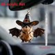 thumbnail image 4 of Colgante 1 adorno alado de Halloween para espejo retrovisor de coche, colgante para mochila, accesorio decorativo negro Yulucky, 4 of 6