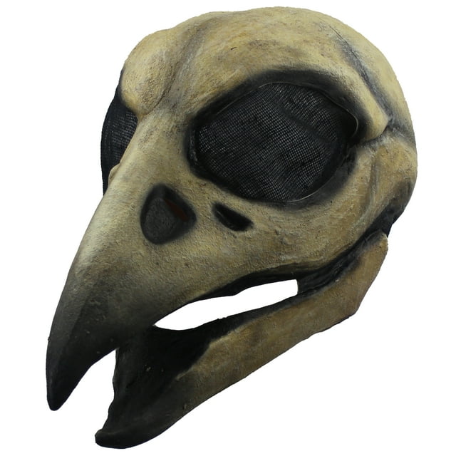 Máscara De Craneo Cuervo Raven Skull Disfraz Halloween Ideas Ghoulish productions Mascara Completa