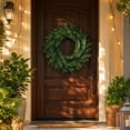 thumbnail image 5 of Christmas Wreath 14 Inch Artificial Pine Greenery Wreath Large - Christmas Decorations Wreath for Front Door Outdoor Evergreen Holiday Xmas Wreath Christmas Door Wreath, 5 of 8