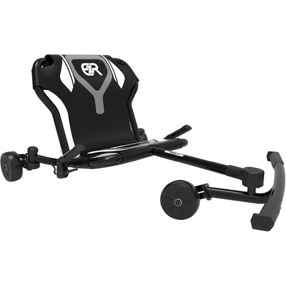 EzyRoller: Drifter Pro X - Black Magic - Ride-On Scooter, Cambering Motion, Pedal Free Cart, Hand Brakes, Extendable Frame, 220lb Cap, Kids-Adults 9