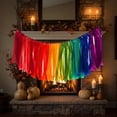 thumbnail image 6 of Rainbow Ribbon Tassel Garland Banner Hanging Fringe Decoration 39.37 Inch for Party Birthday Wedding Baby Shower Festival Home Mantel Wall Decor, 6 of 9