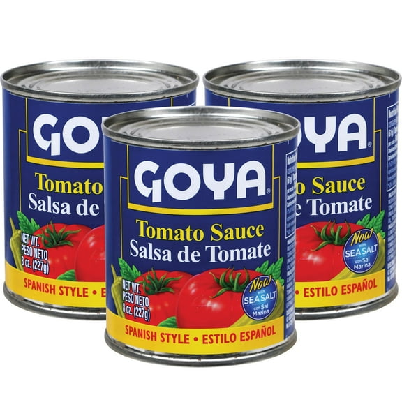Goya Tomato Sauce Spanish Style, 8 Ounce Each, Pack Of 3
