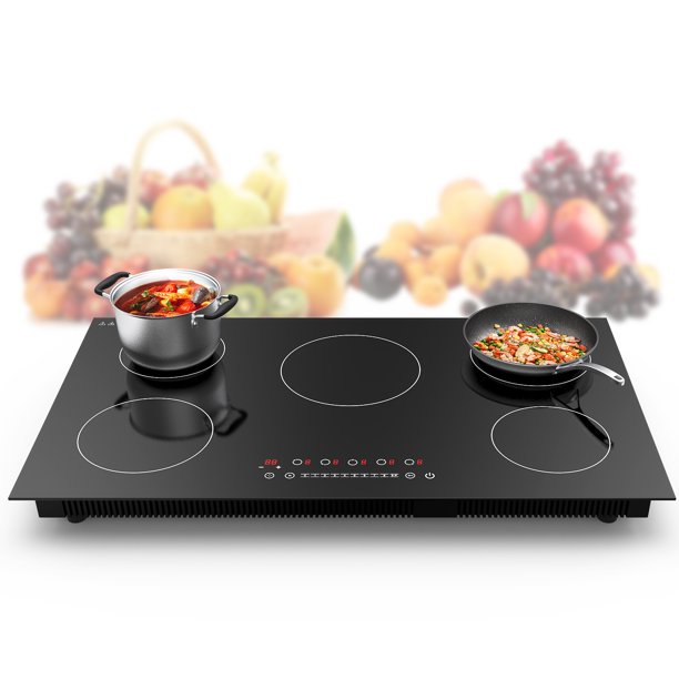 VBGK Induction Cooktop 5 Burner 36 inch Electric Stove 7400W Countertop