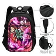 thumbnail image 3 of Tanjiro Kamado Nezuko Kamado Large Travel Laptop Backpack With Usb Charging Port Business Computer Bag For Men Women College Backpacks, 3 of 7